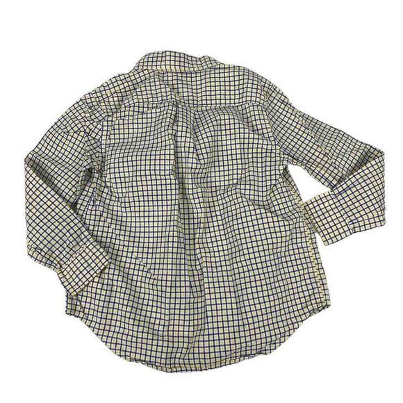 Ralph Lauren Yellow & Navy Button down shirt size 5 - Picture 2 of 4